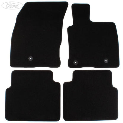 GENUINE FORD 2414785 KUGA VELOUR FLOOR MATS FRONT AND REAR, BLACK | ML Performance UK