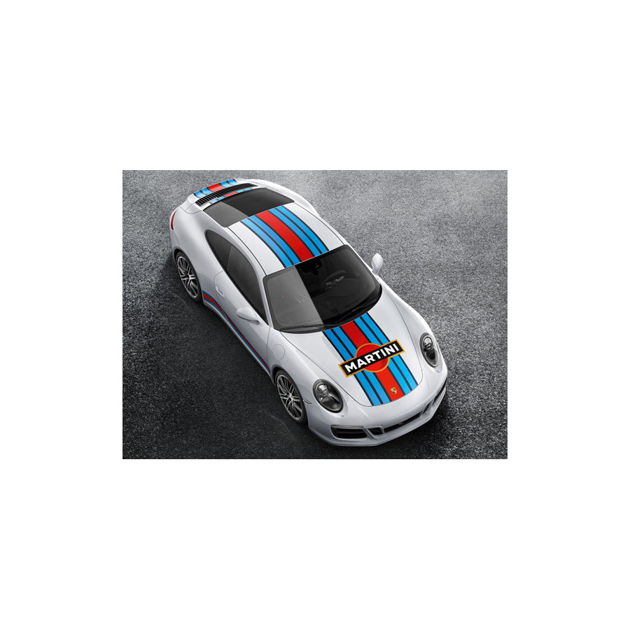 Genuine Porsche Martini Racing Design Motor Sports Decorative Sticker Set Porsche 991 | ML Performance UK Car Parts