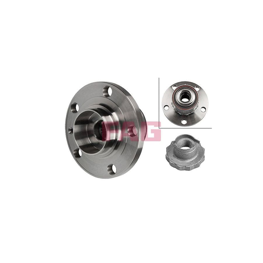 FAG 713 6108 50 Wheel Bearing Kit For VW Fox Hatchback (5Z1, 5Z3, 5Z4)