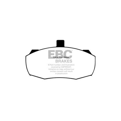 EBC PDKF1060 Land Rover 110/130 Ultimax Front Brake Pad & Plain Disc Kit 2 | ML Performance UK Car Parts