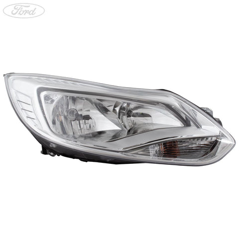 GENUINE FORD 1873925 FOCUS FRONT O/S HALOGEN HEAD LIGHT LAMP UNIT 2011- | ML Performance UK