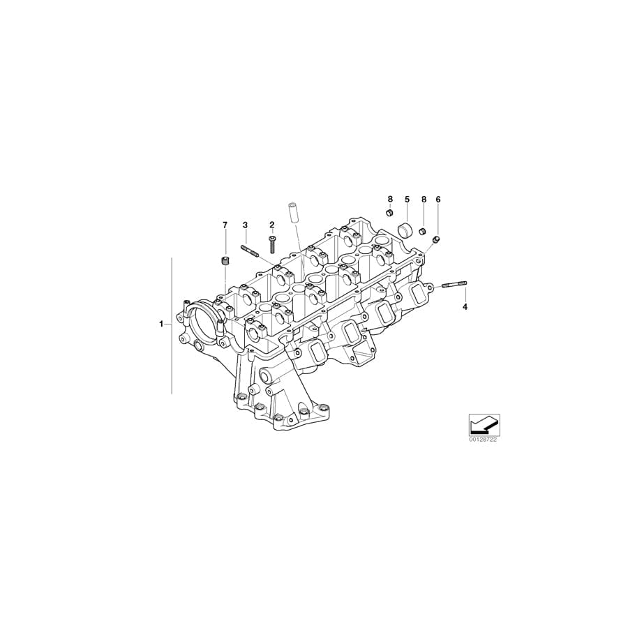 Genuine BMW 11127806057 E46 Cylinder Head (Inc. 320d, 320Cd & 320td) | ML Performance UK Car Parts