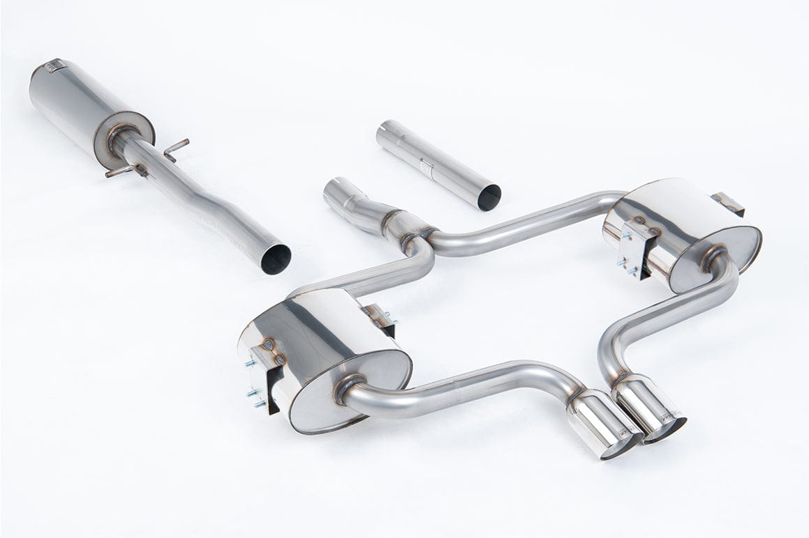 MillTek SSXM008 Mini R52 Cooper S Resonated Cat-Back Exhaust