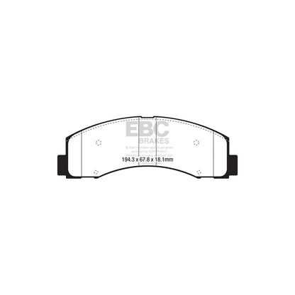 EBC DP63088 Ford F-150 Greenstuff Front Brake Pads 2 | ML Performance UK Car Parts