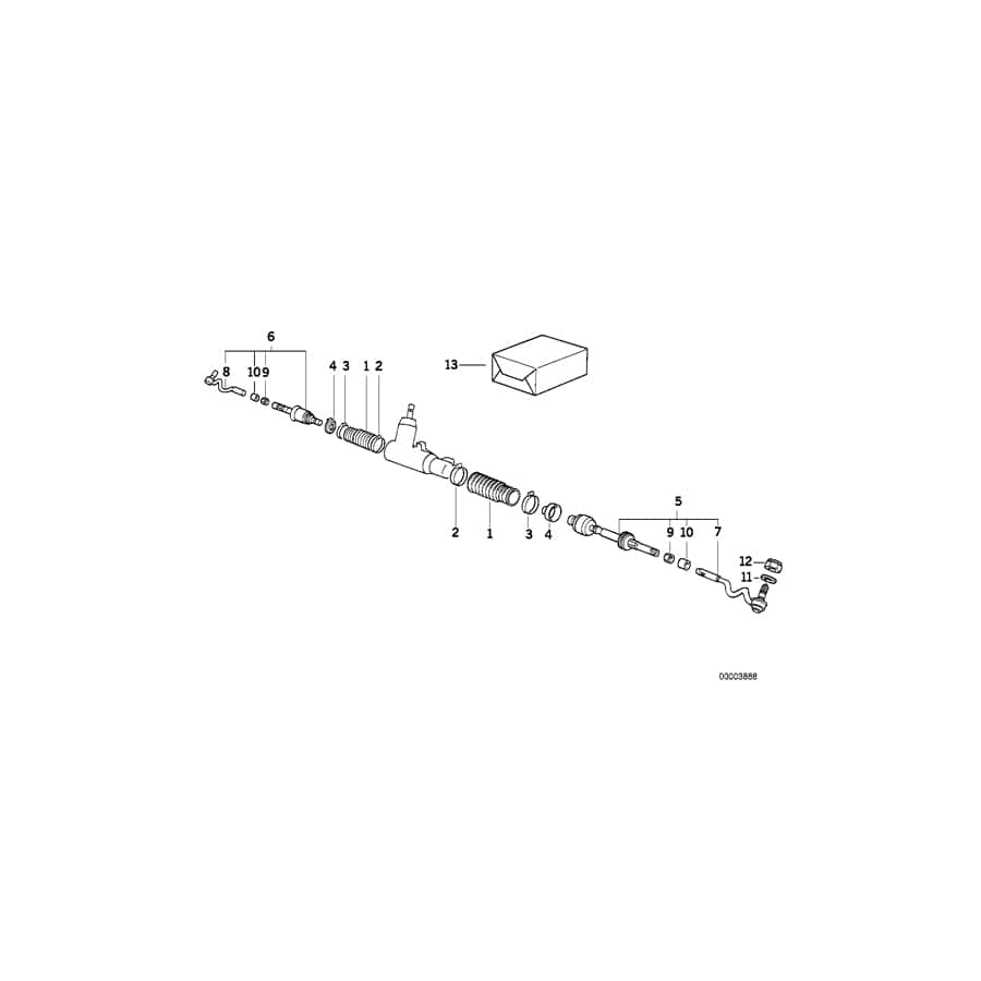 Genuine BMW 32111140479 E36 Retrofit Kit, Steering Angle Stop (Inc. 325td, 325i & 318tds) | ML Performance UK Car Parts