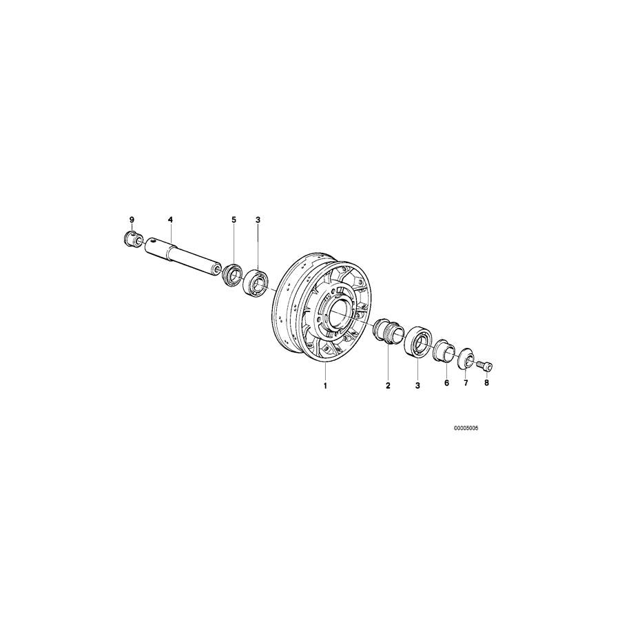 Genuine BMW 36311450818 Bush (Inc. R 100 GS, R 100 R & R 80 GS) | ML Performance UK