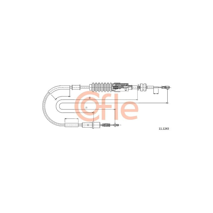 COFLE 11.1243 Throttle Cable | ML Performance UK Car Parts