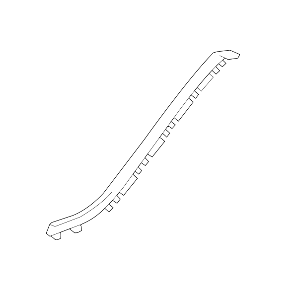 Genuine Lexus 75552-53020 IS Phase 2 N/S Windscreen Drip Moulding