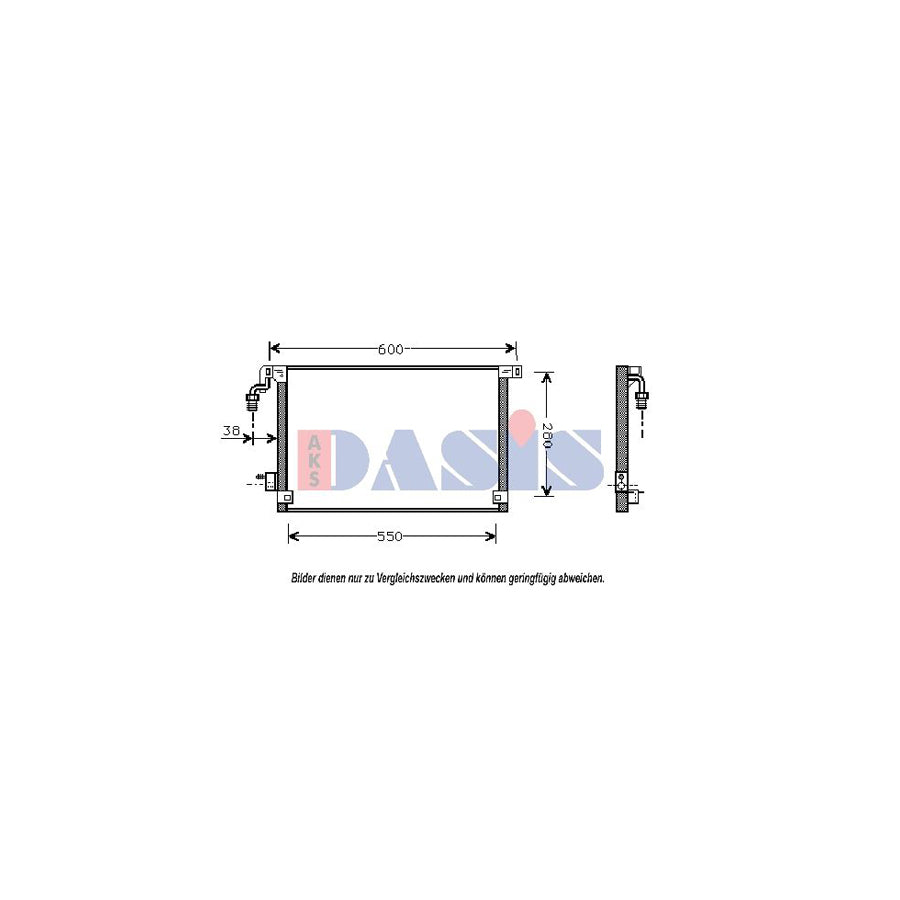 AKS Dasis 120870N Engine Radiator Suitable For Mercedes-Benz G-Class Off-Road (W460) | ML Performance UK