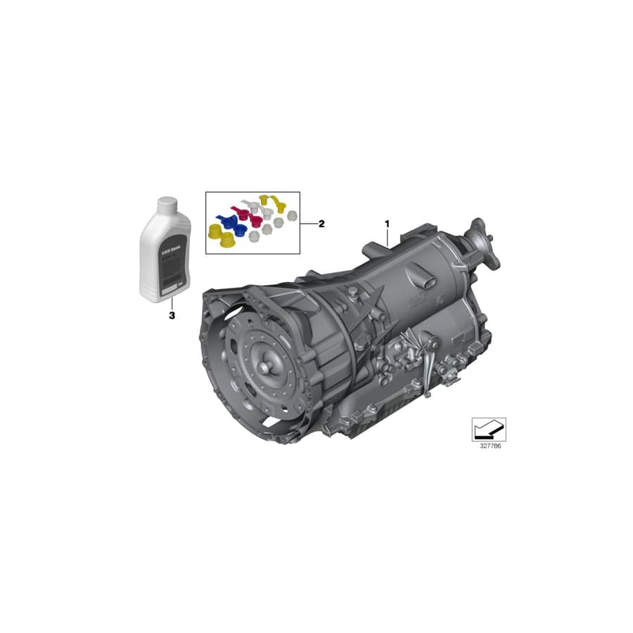 Genuine BMW 24008601191 F10 F07 F11 Automatic Transmission Eh GA8HP45Z - XBI (Inc.  & 535i) | ML Performance UK Car Parts