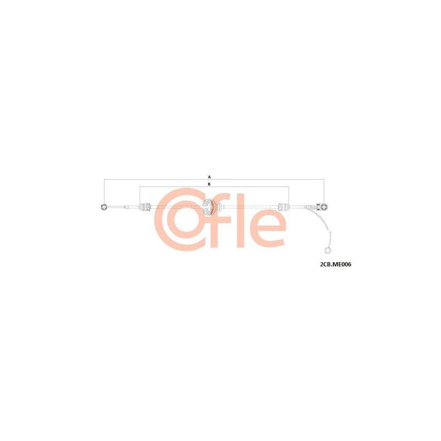 Cofle 92.2Cb.Me006 Cable, Manual Transmission