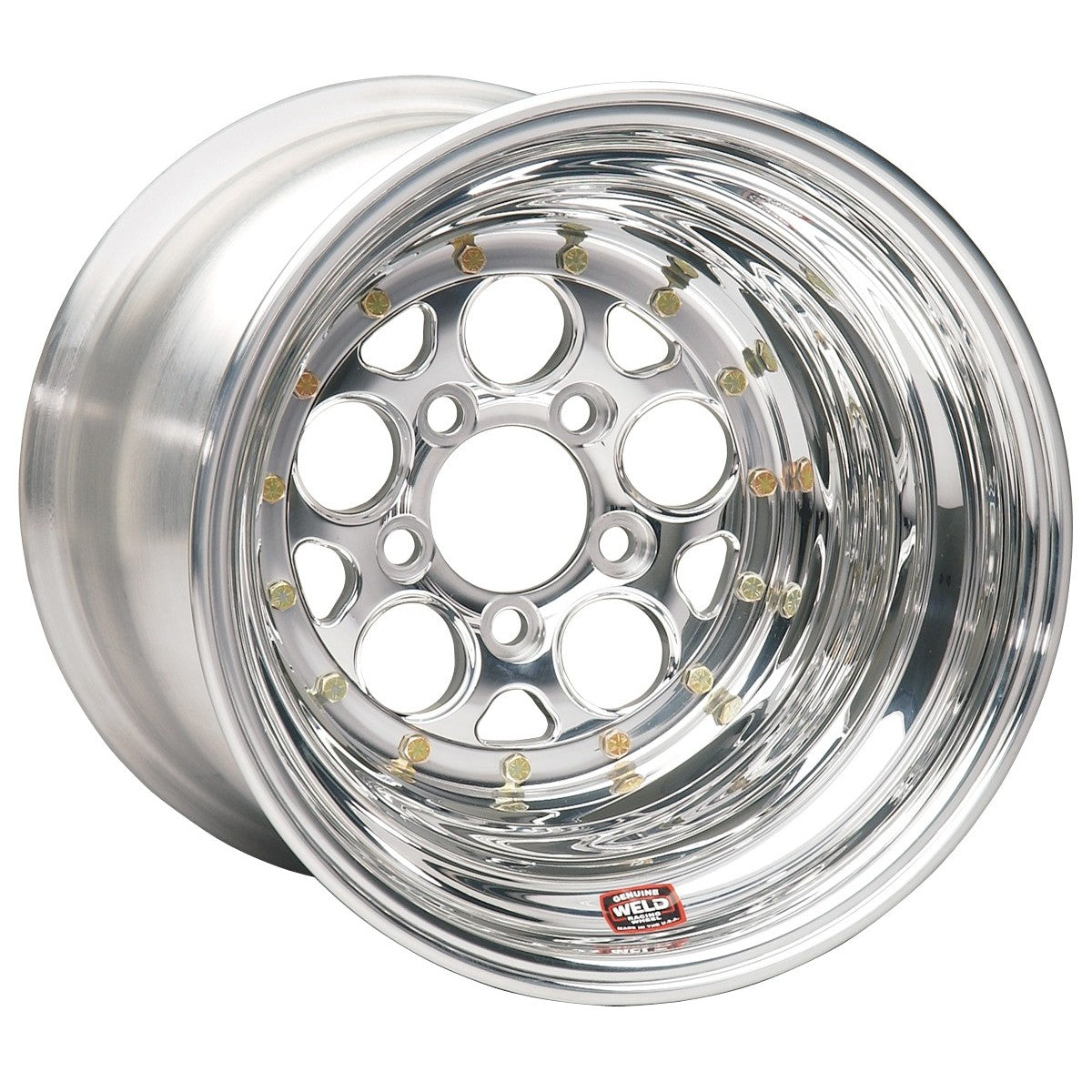 Weld 86P-510206 Magnum Wheel 15x10 5x4.5 ET-64 BS3 Polished Center - Polished Shell