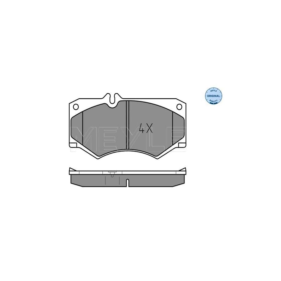 Meyle 025 207 8418 Brake Pad Set