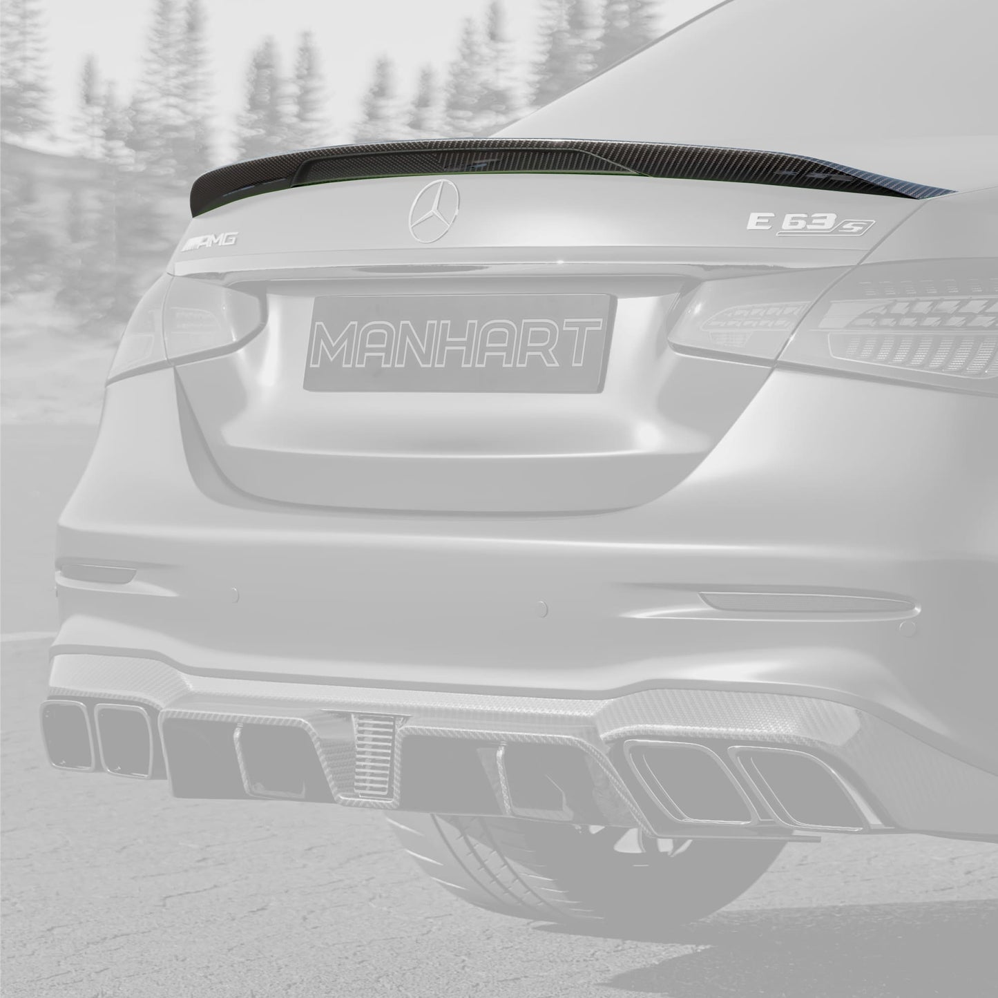 MANHART CARBON TRUNK SPOILER FOR MERCEDES-AMG E 63 (S)