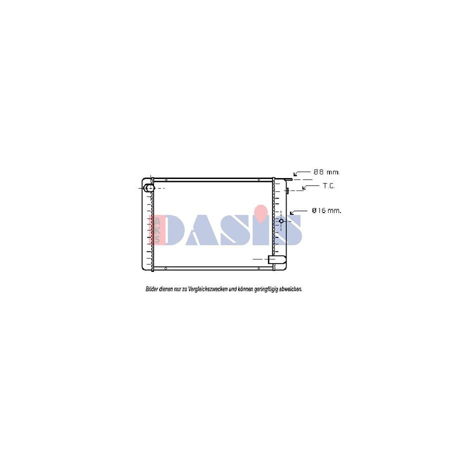 AKS Dasis 220420N Engine Radiator | ML Performance UK