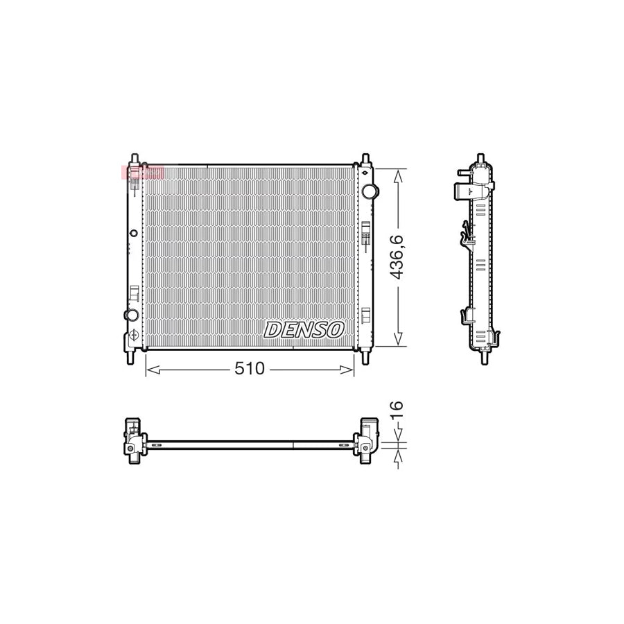 Denso DRM46078 Drm46078 Engine Radiator | ML Performance UK