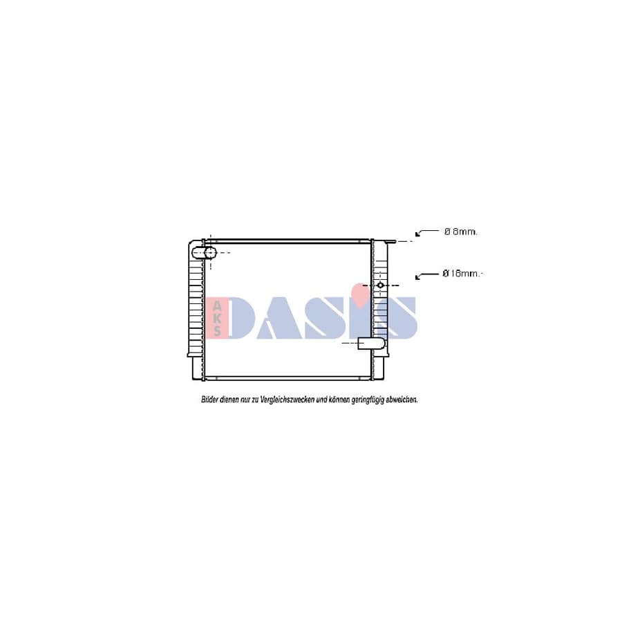 AKS Dasis 220440N Engine Radiator | ML Performance UK