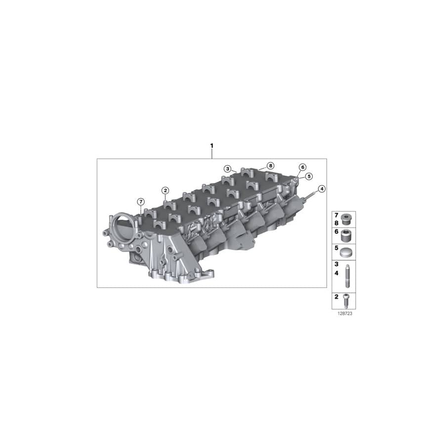 Genuine BMW 11127806061 E92 E83 E61 Cylinder Head (Inc. X5 3.0sd, 535d & 335d) | ML Performance UK Car Parts