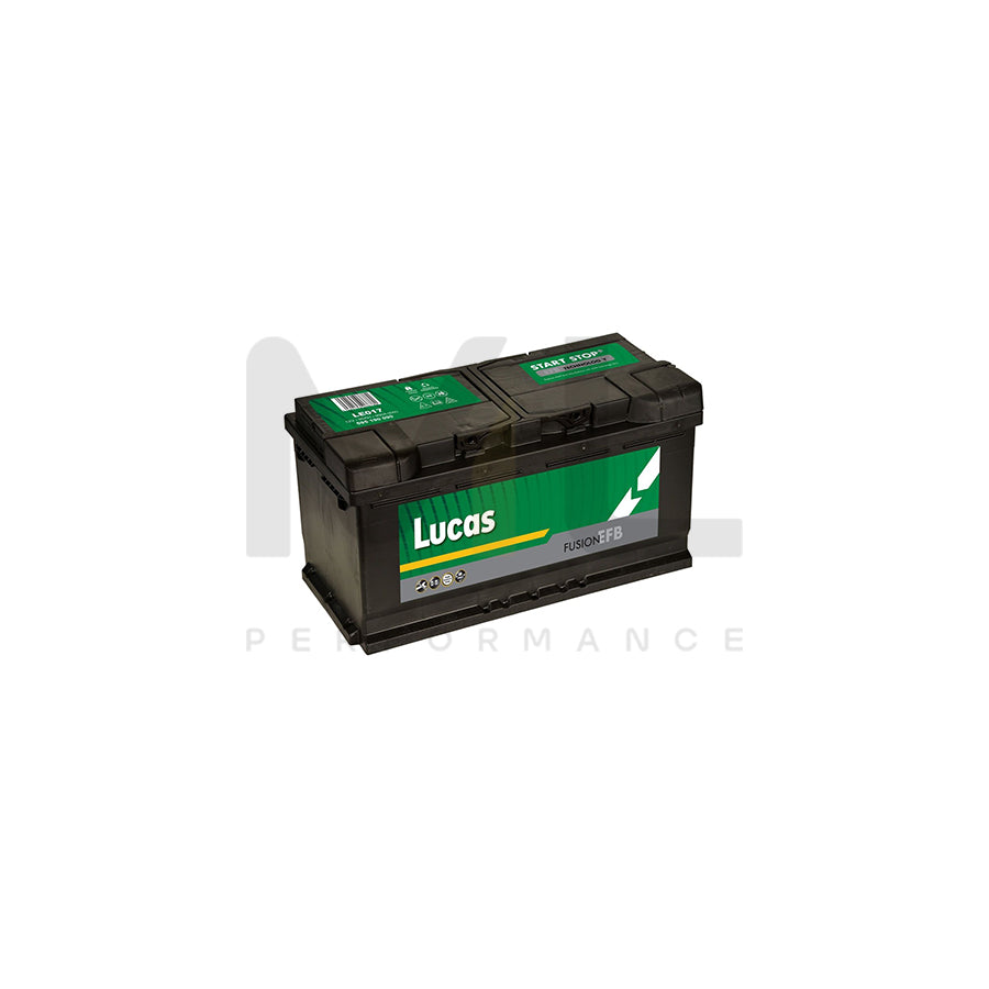 LE017 Lucas EFB Start Stop Car Battery 12V 95Ah | Car Batteries UK | ML Performance Car Parts