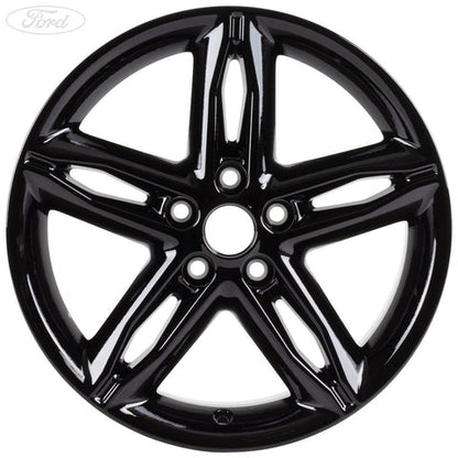 GENUINE FORD 2237381 FOCUS & C-MAX ALLOY WHEEL 17" 5 X 2-SPOKE DESIGN, ABSOLUTE BLACK | ML Performance UK