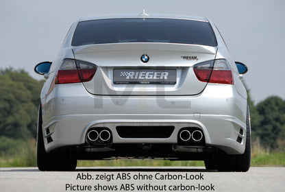 Rieger 00099578 BMW 3 Series E90 E91 Rear Diffuser 4 | ML Performance UK Car Parts