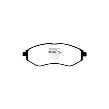 EBC PD01KF267 Chevrolet Daewoo Greenstuff Front Brake Pad & Plain Disc Kit  (Inc. Aveo & Kalos) 2 | ML Performance UK Car Parts