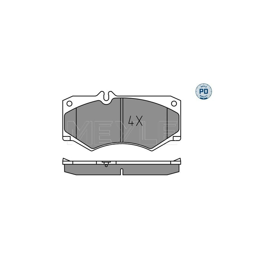 Meyle 025 207 8418/Pd Brake Pad Set