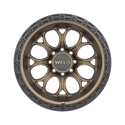 Weld W10602018476 Ledge 8 W106 Wheel 20x12 8x180 ET-44 BS4.76 Satin Bronze - Satin Black