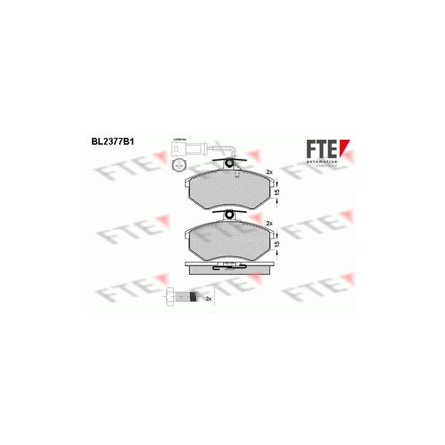 Fte BL2377B1 Brake Pad Set | ML Performance UK Car Parts