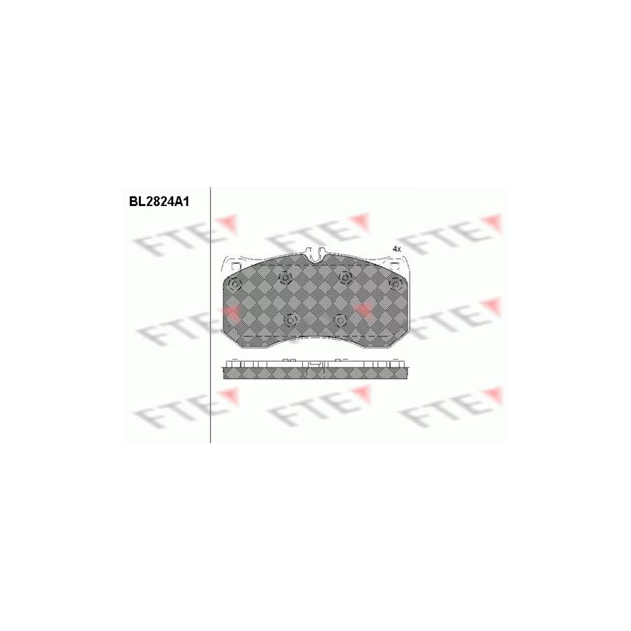 Fte 9011006 Brake Pad Set | ML Performance UK Car Parts