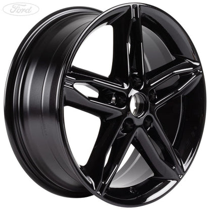 GENUINE FORD 2237381 FOCUS & C-MAX ALLOY WHEEL 17" 5 X 2-SPOKE DESIGN, ABSOLUTE BLACK | ML Performance UK