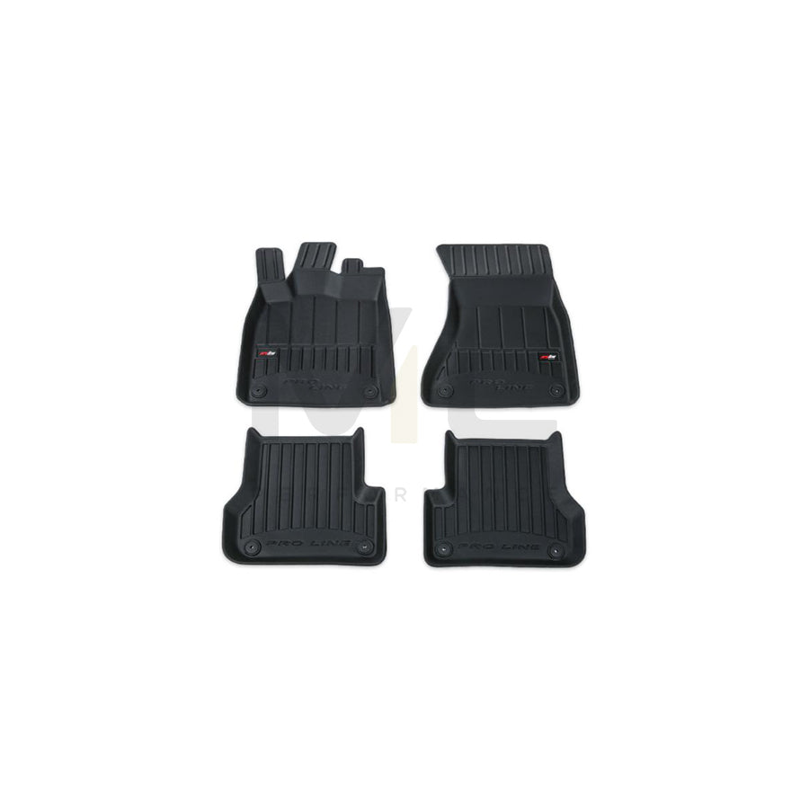 FROGUM Tailored 3D407459 Floor mat set for AUDI A6 Elastomer, Front and Rear, Quantity: 4, Black | ML Performance Car Parts