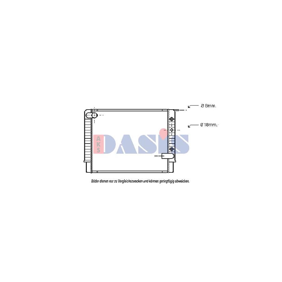 AKS Dasis 220450N Engine Radiator | ML Performance UK