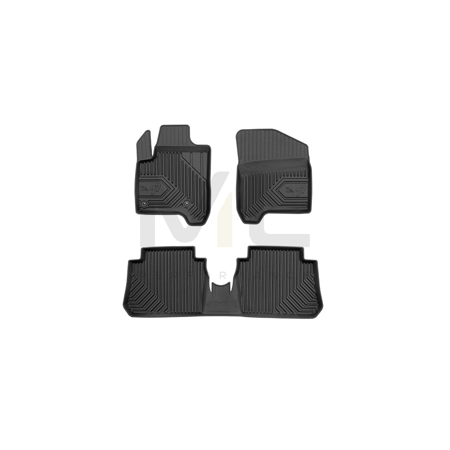 FROGUM Tailored, No.77 77426351 Floor mat set for CITROﾃ起 C3 Picasso Elastomer, Front and Rear, Quantity: 3, Black | ML Performance Car Parts