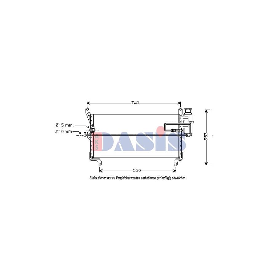 AKS Dasis 082120N Air Conditioning Condenser For Fiat Punto | ML Performance UK