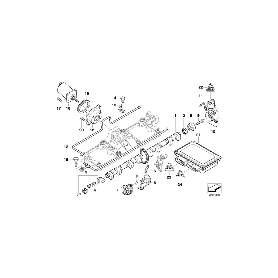 Genuine BMW 11377504087 E65 E66 Spring Support ZYL. 1-4 (Inc. 745i, 745Li & 735i) | ML Performance UK Car Parts