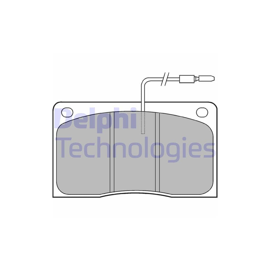 Delphi Lp568 Brake Pad Set For Renault Master