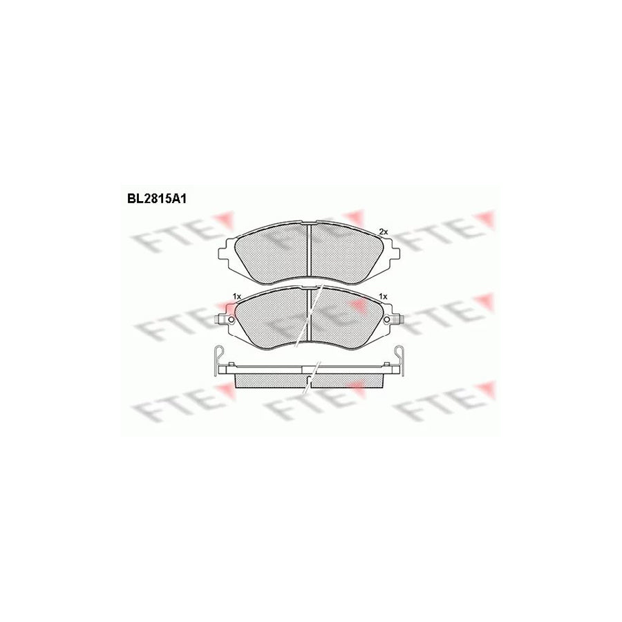 Fte 9011002 Brake Pad Set | ML Performance UK Car Parts