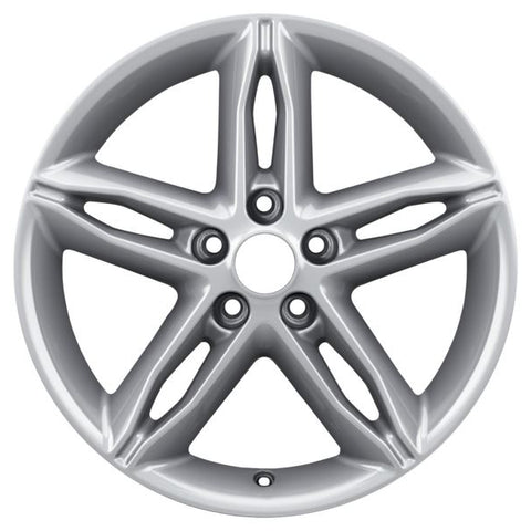 GENUINE FORD 2237379 FOCUS ST - FOCUS - C-MAX ALLOY WHEEL 17" 5-SPOKE PREMIUM DESIGN, SILVER, 2010 - 2019 | ML Performance UK