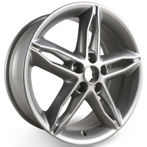 GENUINE FORD 2237379 FOCUS ST - FOCUS - C-MAX ALLOY WHEEL 17" 5-SPOKE PREMIUM DESIGN, SILVER, 2010 - 2019 | ML Performance UK