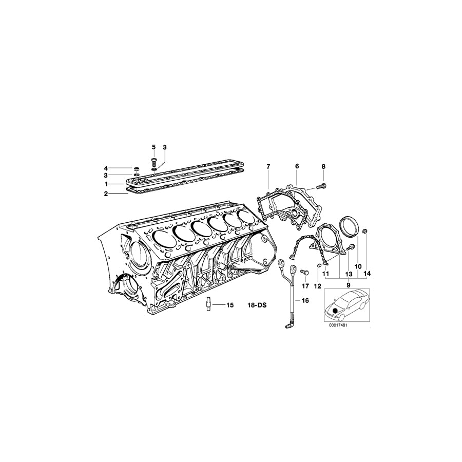 Genuine BMW 11148642763 E38 Cover (Inc. 750iLP, 750i & 750iLS) | ML Performance UK Car Parts