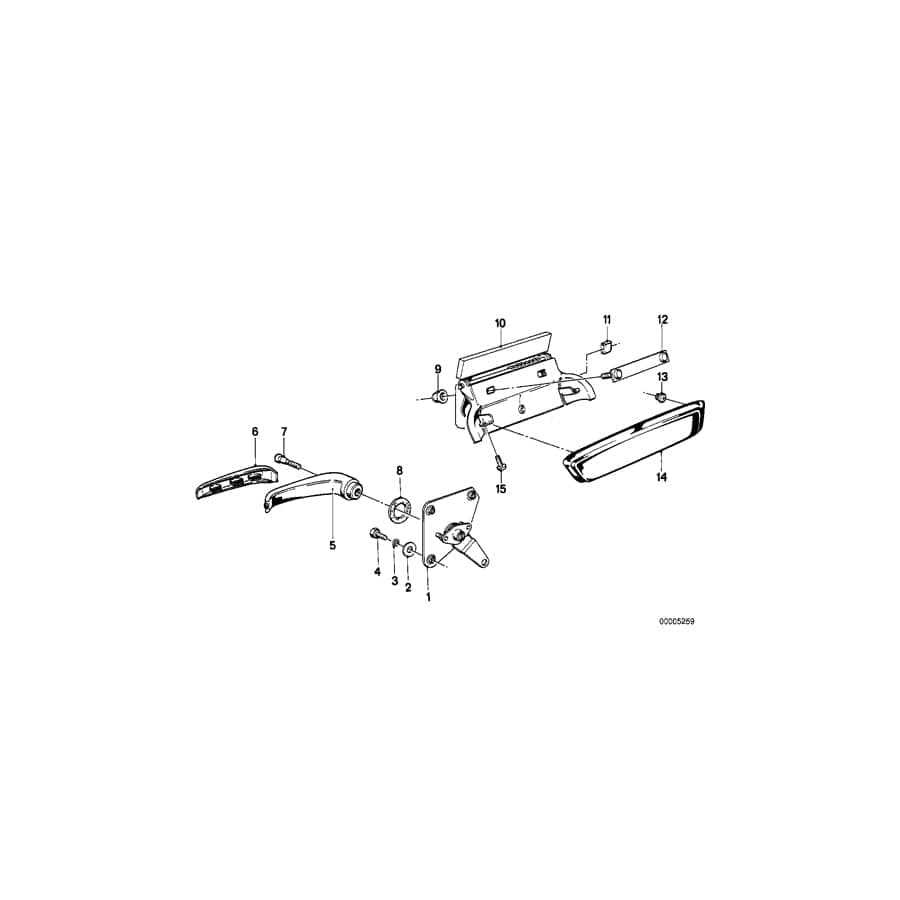 Genuine BMW 51211800665 E21 E24 E12 Remote Control Left (Inc. 3.3Li, 1800tiSA & 3.0Si) | ML Performance UK Car Parts