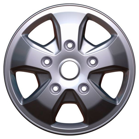 GENUINE FORD 1886435 x4 SET OF 4 TRANSIT CUSTOM - TOURNEO CUSTOM ALLOY WHEEL 16" 5-SPOKE DESIGN, SPARKLE SILVER, 2012 - 2018 | ML Performance UK