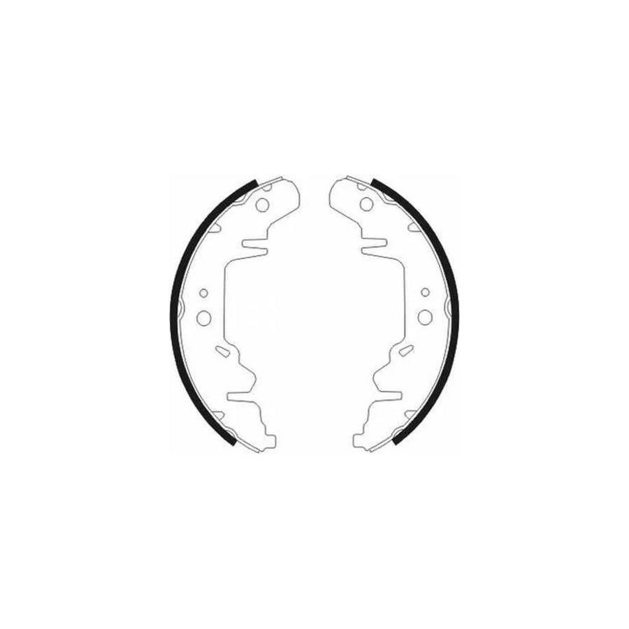 ABE C00318ABE Brake Shoe Set