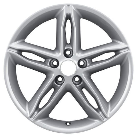 GENUINE FORD 2237379 x4 SET OF 4 FOCUS ST - FOCUS - C-MAX ALLOY WHEEL 17" 5-SPOKE PREMIUM DESIGN, SILVER, 2010 - 2021 | ML Performance UK