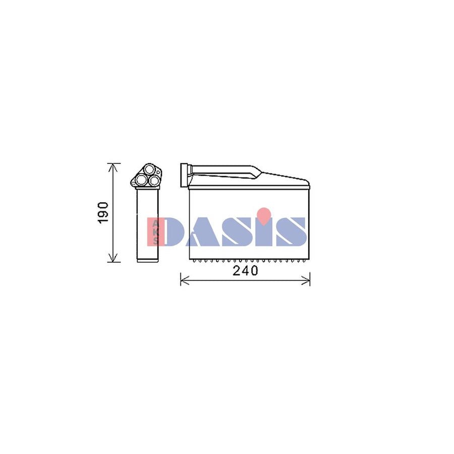 AKS Dasis 059220N Heater Matrix | ML Performance UK