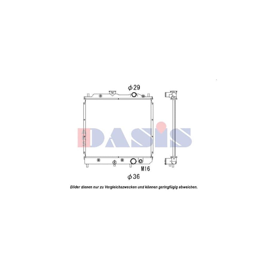 AKS Dasis 141300N Engine Radiator | ML Performance UK