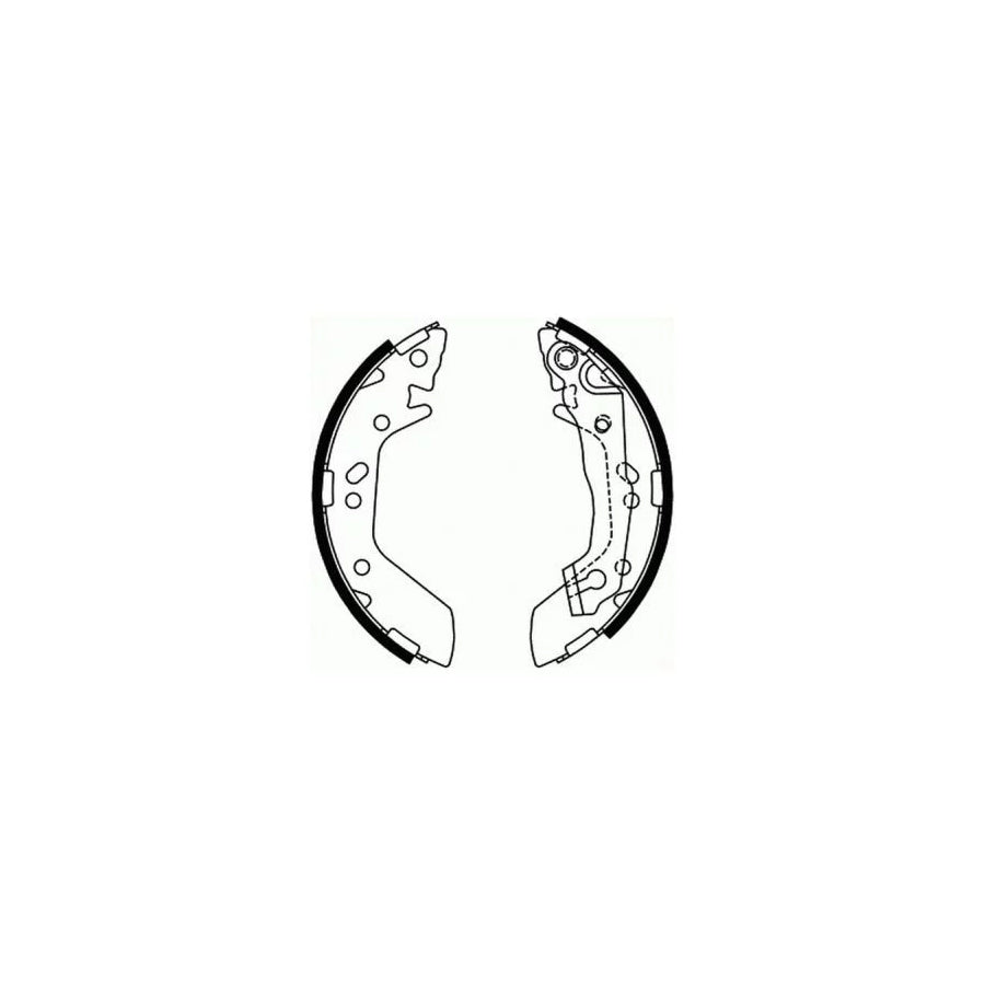 ABE C00515ABE Brake Shoe Set