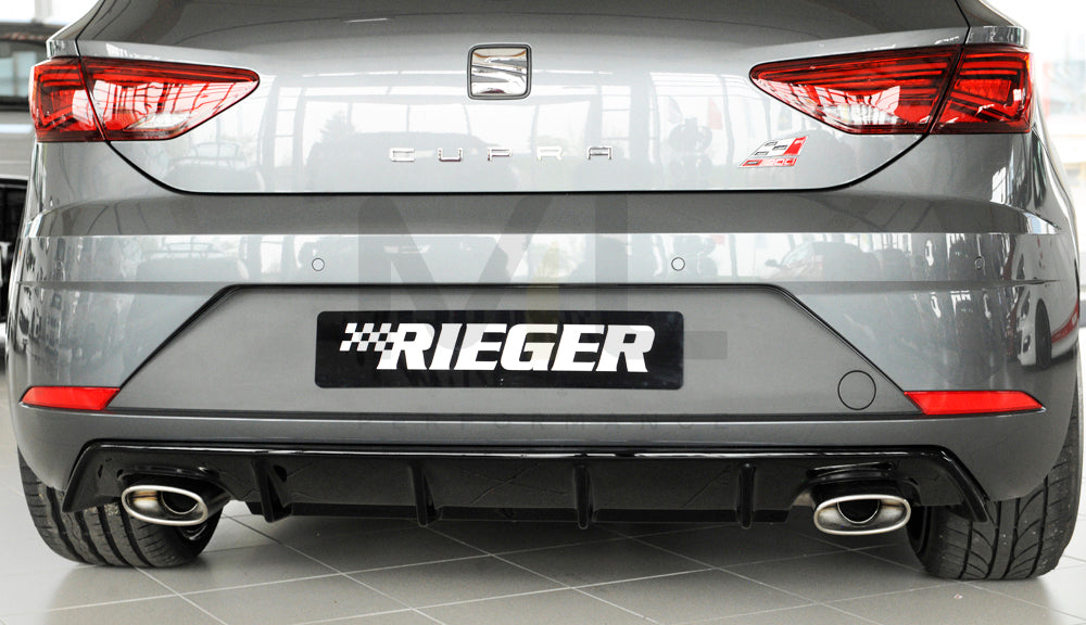 Rieger 00088136 SEAT 5F Leon Cupra Rear Diffuser 5 | ML Performance UK Car Parts