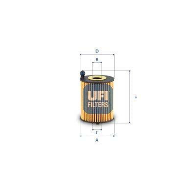 UFI 25.253.00 Oil Filter